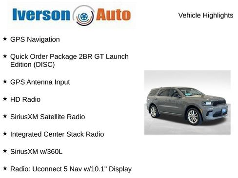 Used 2023 Dodge Durango GT AWD/4WD image 2
