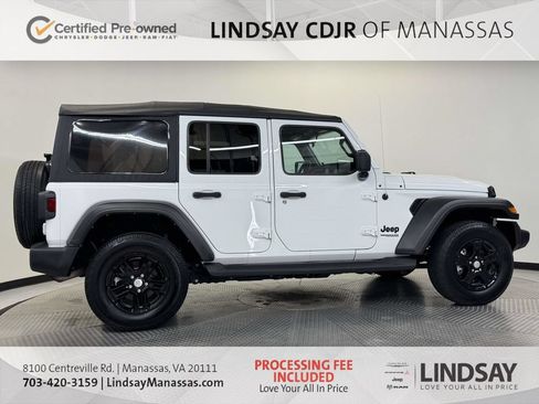 Certified 2022 Jeep Wrangler Unlimited Sport AWD/4WD image 10