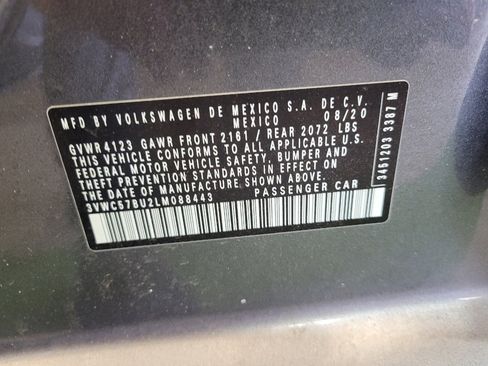 Used 2020 Volkswagen Jetta S w/ Driver Assistance Package image 33