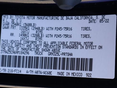 Used 2022 Toyota Tacoma SR5 image 48