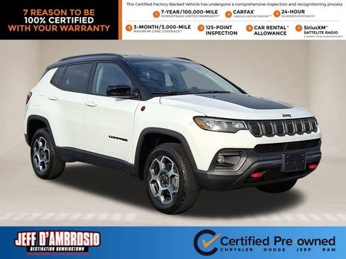 Certified 2022 Jeep Compass Trailhawk w/ Trailhawk Convenience Group image 1