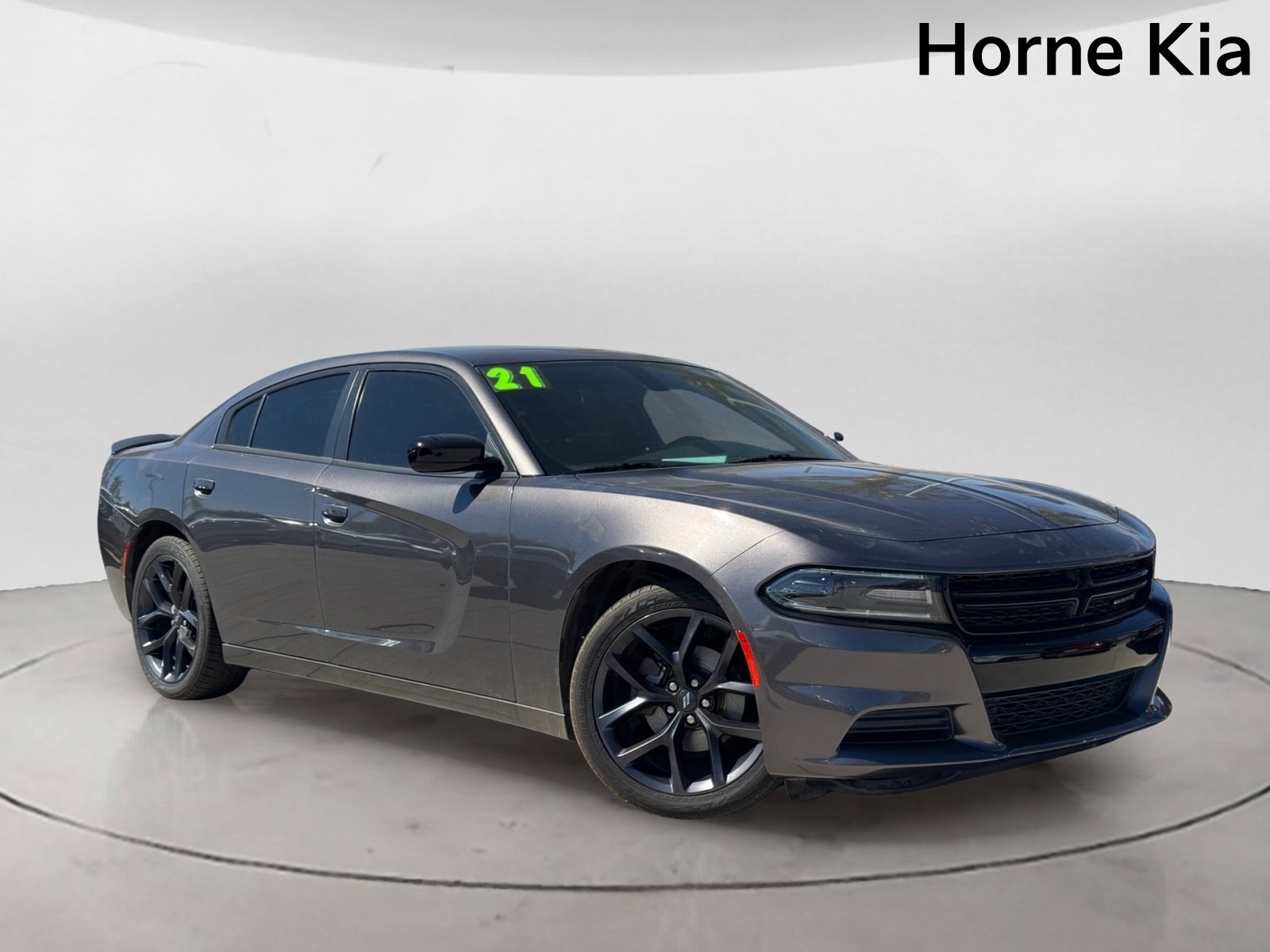 Used 2021 Dodge Charger SXT w/ Blacktop Package RWD image 2