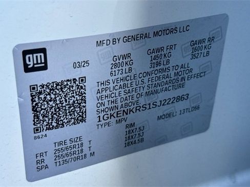 Used 2025 GMC Acadia Elevation image 27