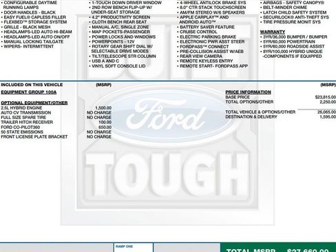 Certified 2024 Ford Maverick XL FWD image 2