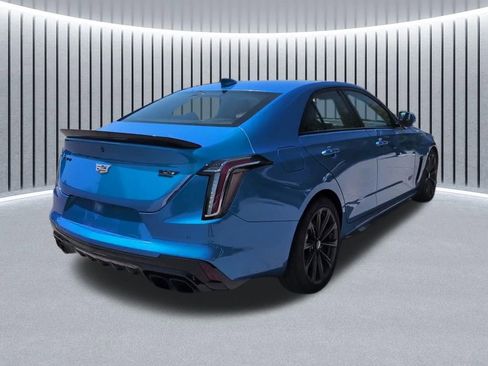 Used 2025 Cadillac CT4 V Blackwing w/ LPO, Blue Accent Package RWD image 9
