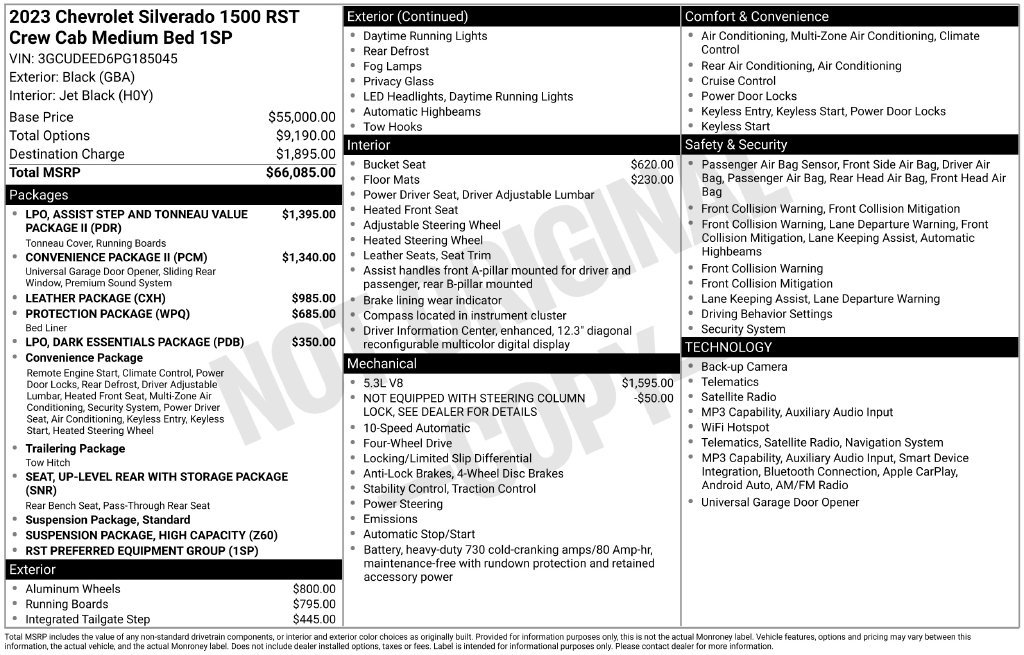 Used 2023 Chevrolet Silverado 1500 RST AWD/4WD image 32