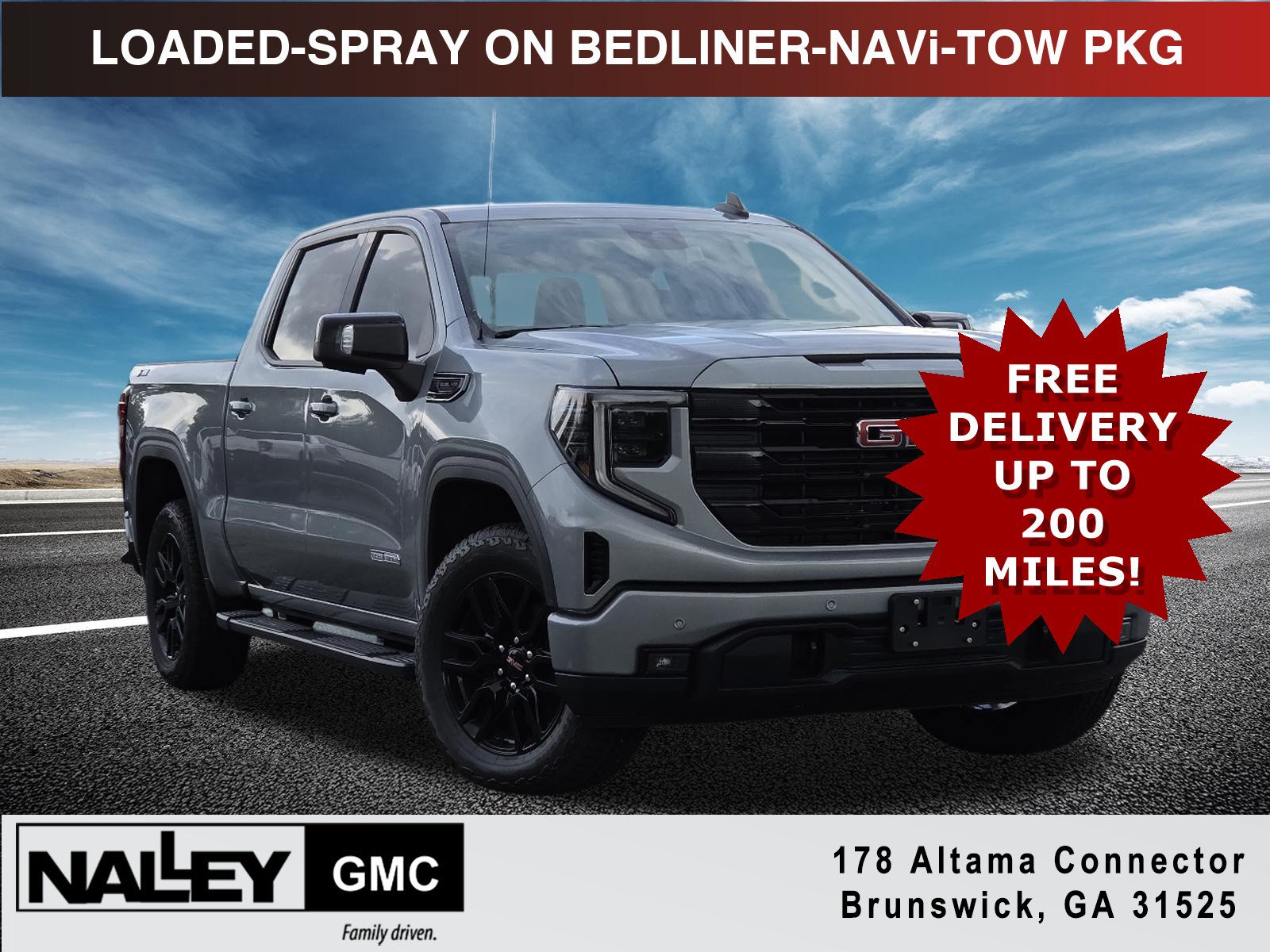 New 2026 GMC Sierra 1500 Elevation w/ Elevation Premium Package AWD/4WD 360° Tour