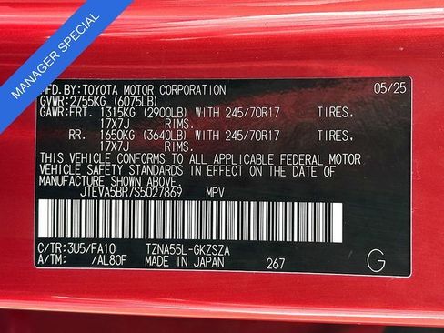 Certified 2025 Toyota 4Runner SR5 AWD/4WD image 33
