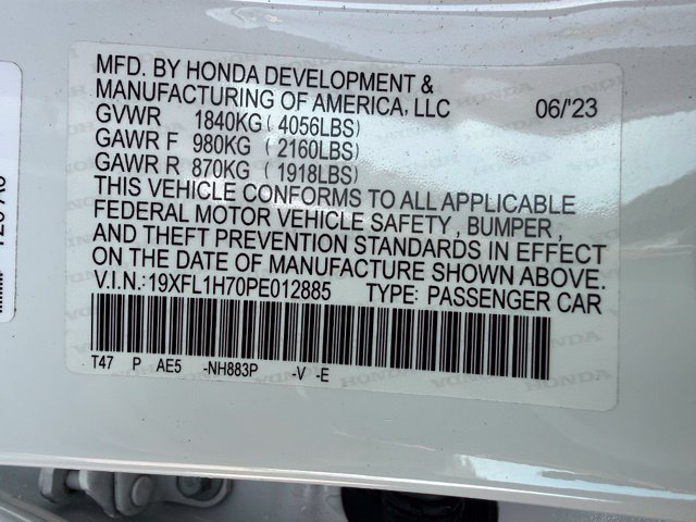 Used 2023 Honda Civic EX-L image 14