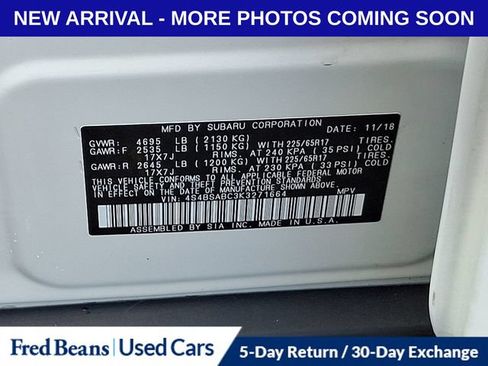 Used 2019 Subaru Outback 2.5i AWD/4WD image 33