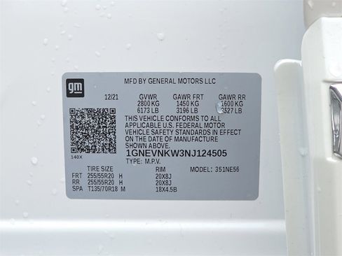 Used 2022 Chevrolet Traverse High Country image 41