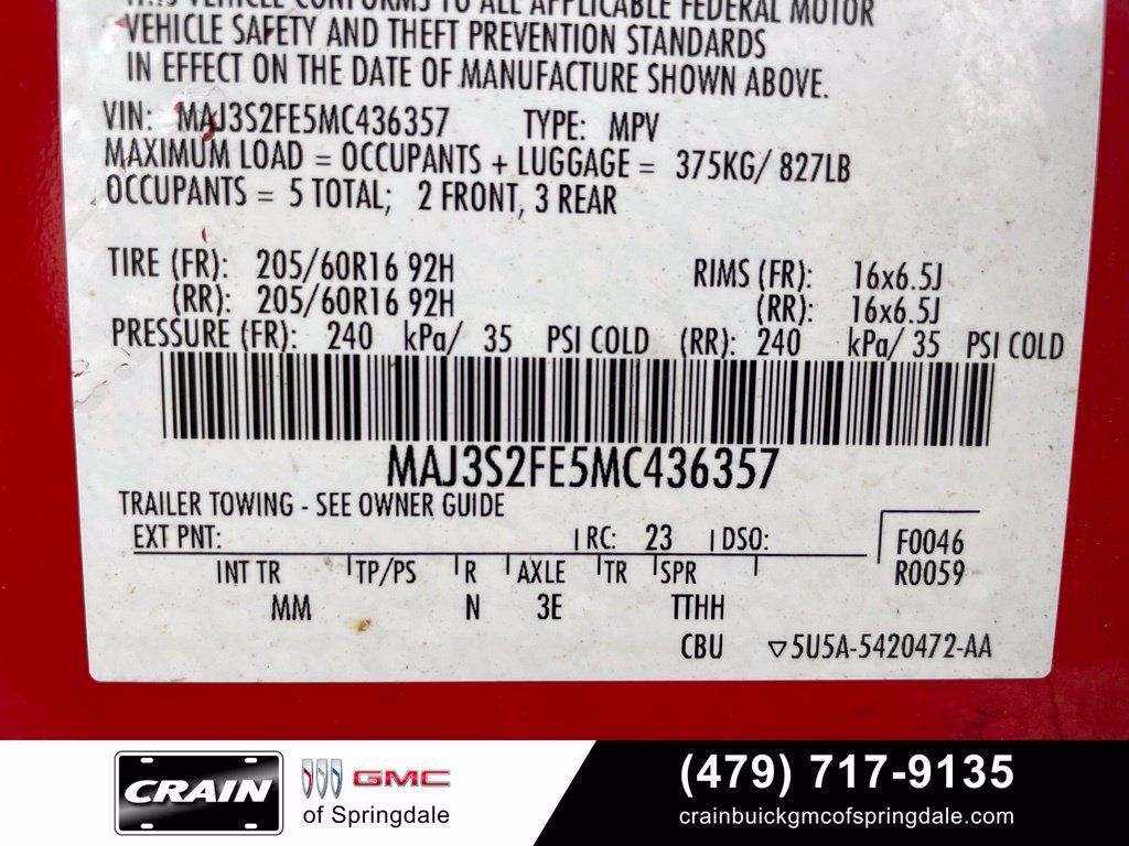 Used 2021 Ford EcoSport S FWD image 30