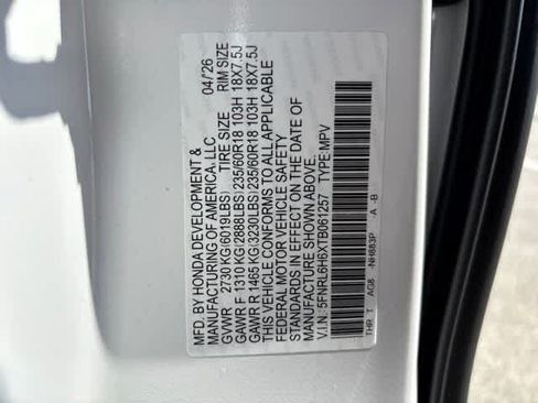 Used 2026 Honda Odyssey EX-L image 23