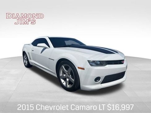 Used 2015 Chevrolet Camaro LT w/ Black Rally Stripe Package RWD image 1