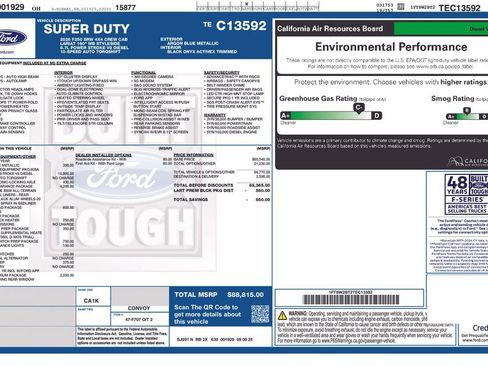 New 2026 Ford F250 Lariat w/ Black Appearance Package image 33