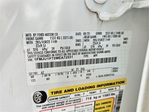 Used 2021 Ford Expedition King Ranch w/ Cargo Package image 7