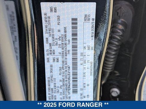 New 2025 Ford Ranger Lariat w/ Chrome Accent Package image 22