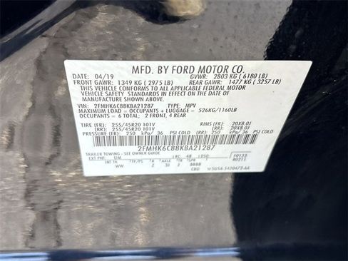 Used 2019 Ford Flex SEL w/ Equipment Group 202A image 34
