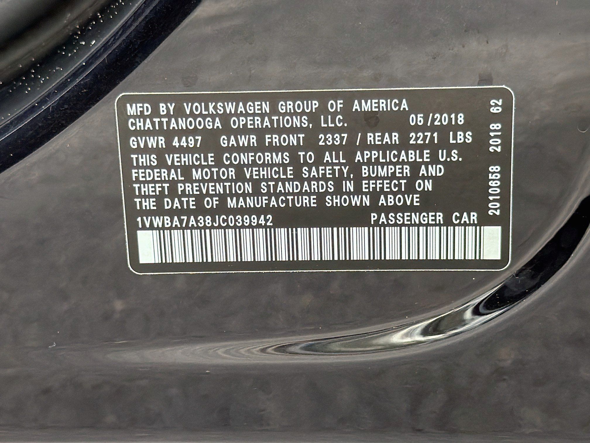 Used 2018 Volkswagen Passat 2.0T SE FWD image 42