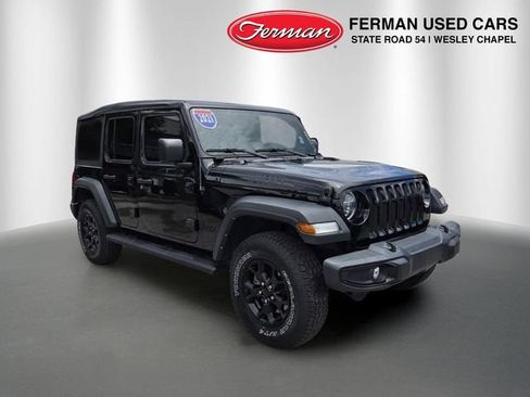 Certified 2021 Jeep Wrangler Unlimited Sport AWD/4WD image 1