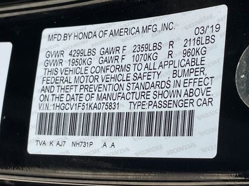 Used 2019 Honda Accord EX-L image 29