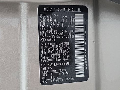 New 2026 Nissan Rogue Platinum AWD/4WD image 36