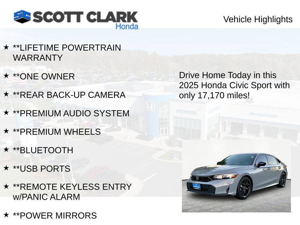 Used 2025 Honda Civic Sport image 11