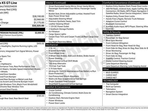 Certified 2025 Kia K5 GT-Line w/ GT-Line Premium Package image 50