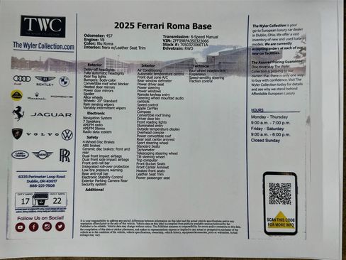 Used 2025 Ferrari Roma Spider RWD image 45
