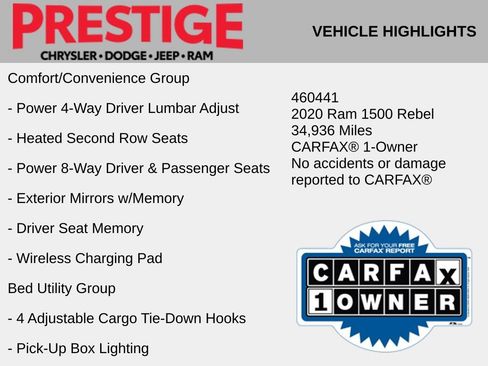 Used 2020 RAM 1500 Rebel w/ Rebel Level 2 Equipment Group AWD/4WD image 8