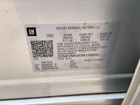 Used 2021 Chevrolet Traverse High Country image 35