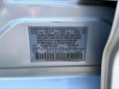 Certified 2022 Nissan Sentra SV FWD image 18