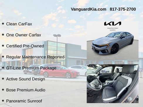 Certified 2026 Kia K5 GT-Line w/ GT-Line Premium Package FWD image 6