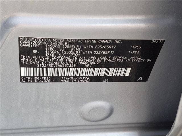 Used 2017 Toyota RAV4 LE w/ All Weather Liner Package FWD image 15
