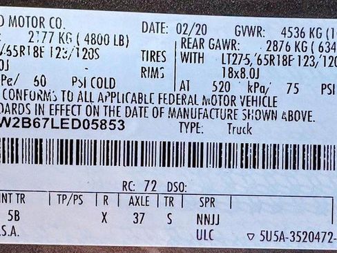 Used 2020 Ford F250 Lariat w/ Lariat Value Package AWD/4WD image 31