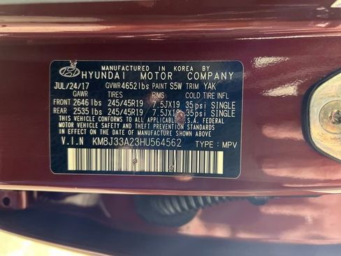 Used 2017 Hyundai Tucson Limited image 26