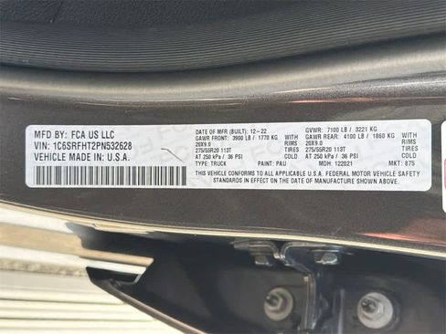 Used 2023 RAM 1500 Limited w/ Body Color Bumper Group image 31