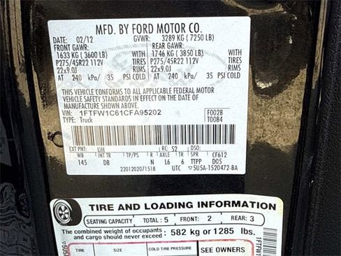 Used 2012 Ford F150 Harley-Davidson image 20