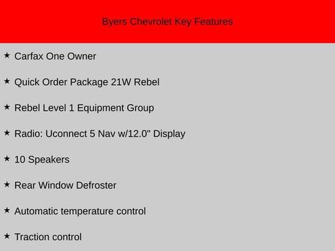 Used 2025 RAM 1500 Rebel w/ Rebel Level 1 Equipment Group image 11