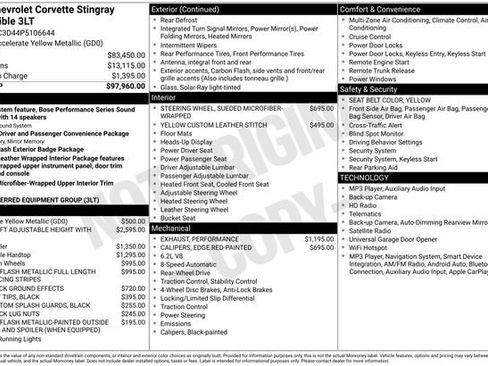 Used 2023 Chevrolet Corvette Stingray Premium Conv w/ 3LT RWD image 31