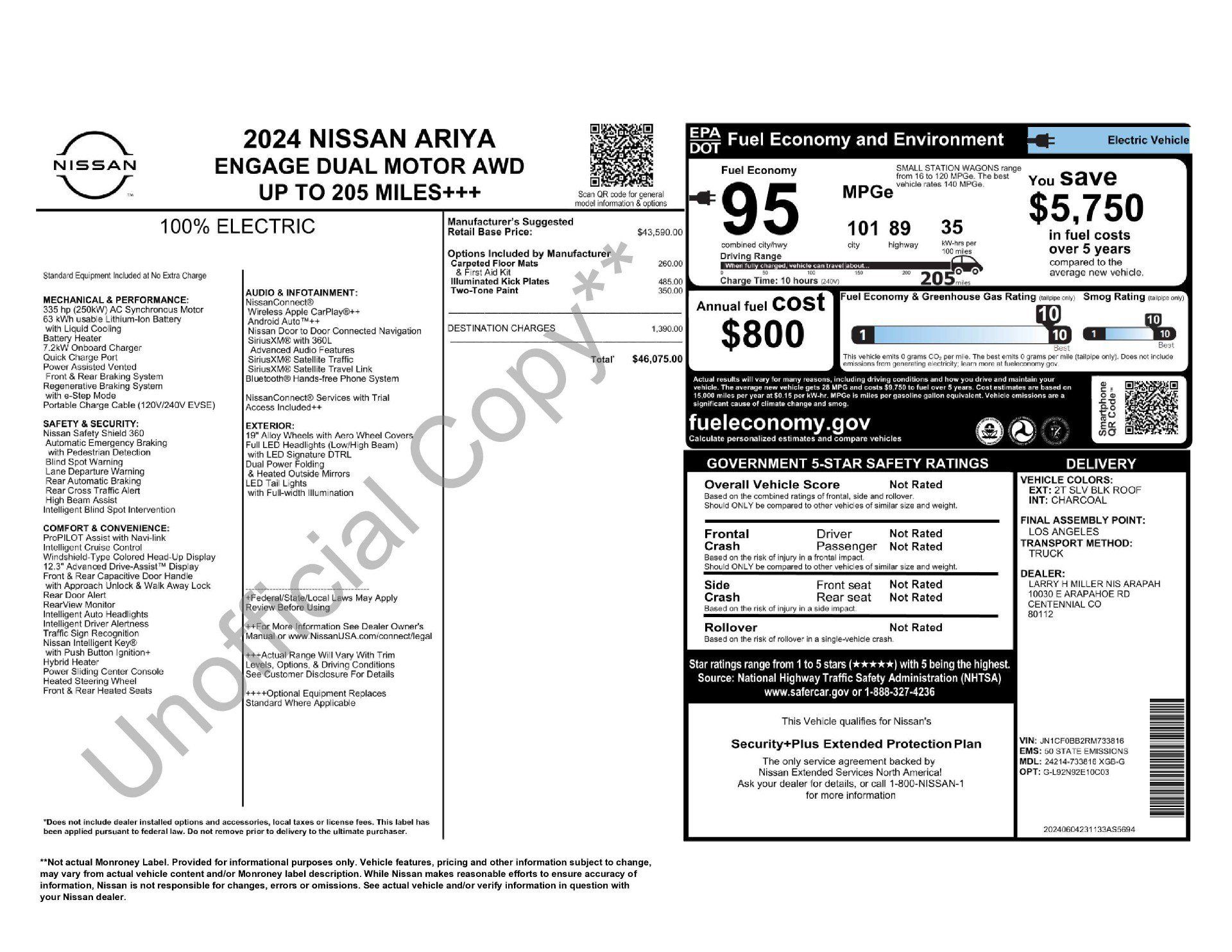 Certified 2024 Nissan Ariya AWD image 11