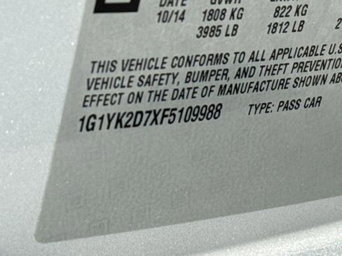 Used 2015 Chevrolet Corvette Stingray Coupe w/ 2LT Preferred Equipment Group image 28