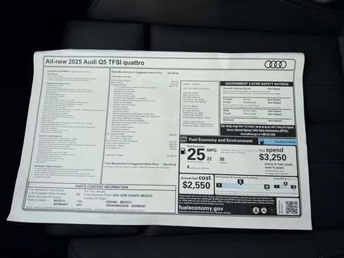 New 2025 Audi Q5 Prestige image 33
