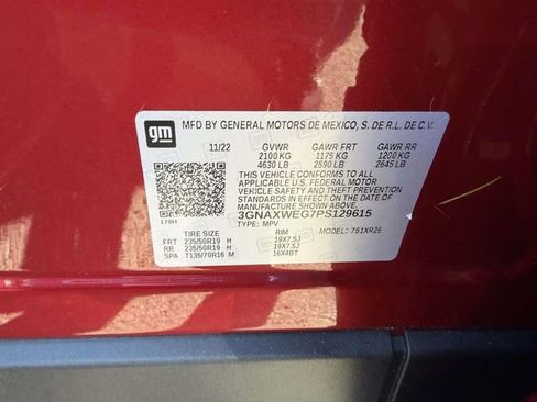 Certified 2023 Chevrolet Equinox RS image 19