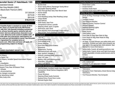 Used 2013 Chevrolet Sonic LT image 3
