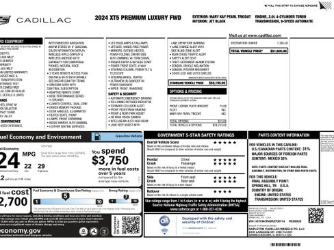 Used 2024 Cadillac XT5 Premium Luxury image 2