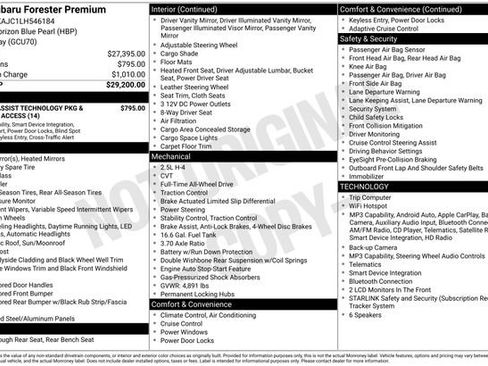 Used 2020 Subaru Forester Premium AWD/4WD image 8