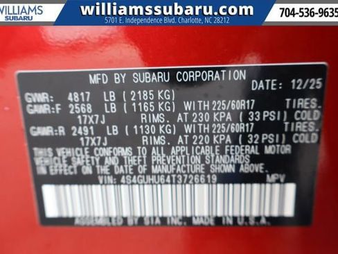 New 2026 Subaru Crosstrek 2.5i Wilderness w/ Wilderness Package AWD/4WD image 24