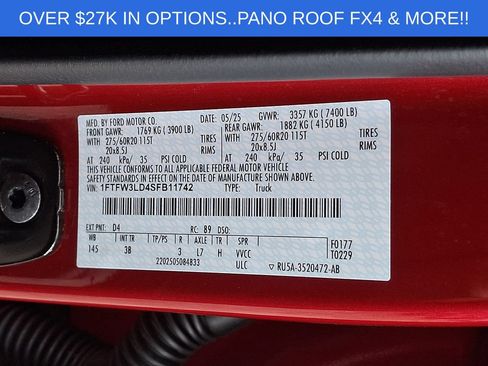 Used 2025 Ford F150 XLT w/ Equipment Group 303A High AWD/4WD image 30