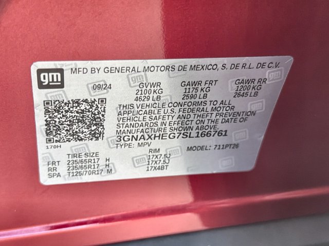 Certified 2025 Chevrolet Equinox LT w/ Convenience Package II FWD image 33